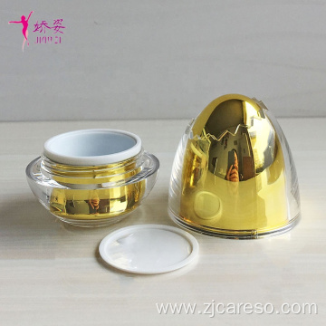 30g Luxury Egg Shape Acrylic Cream Jar